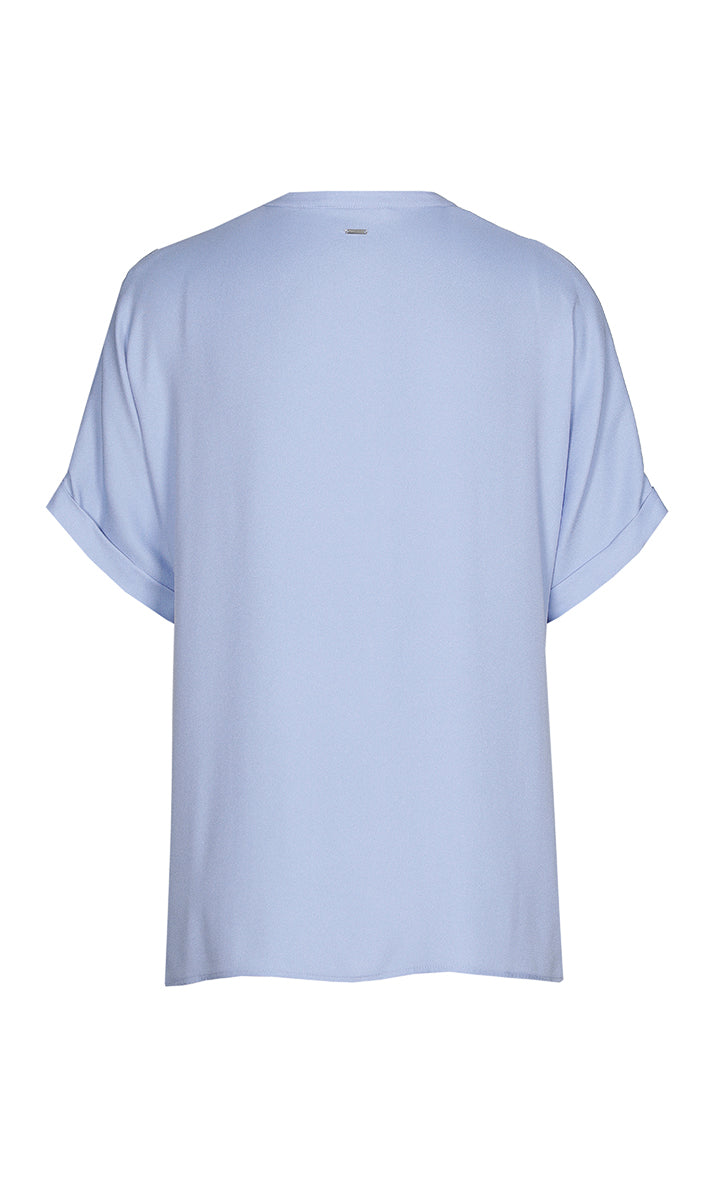 Blouses korte mouw blauw Xandres Gold