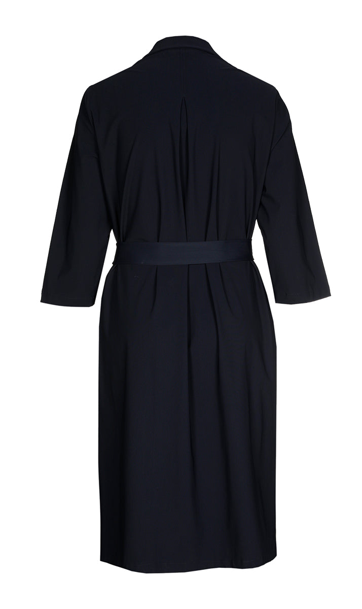 Jurken korte mouw navy Xandres Gold