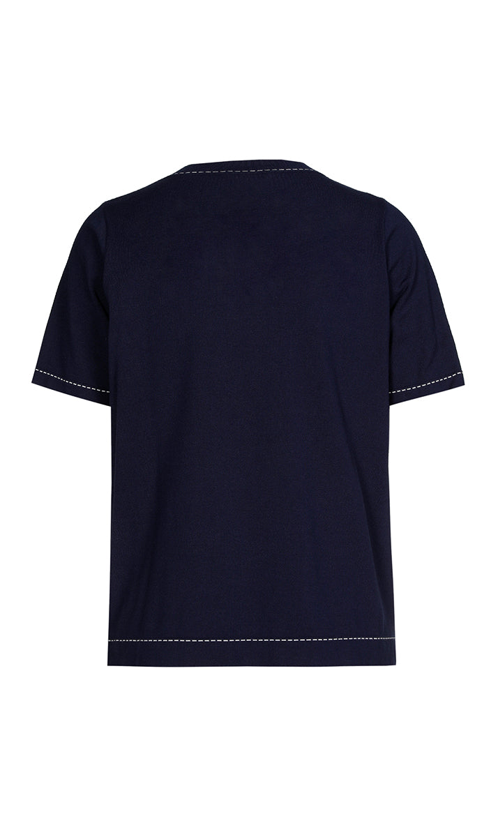 Pulls navy Xandres Gold