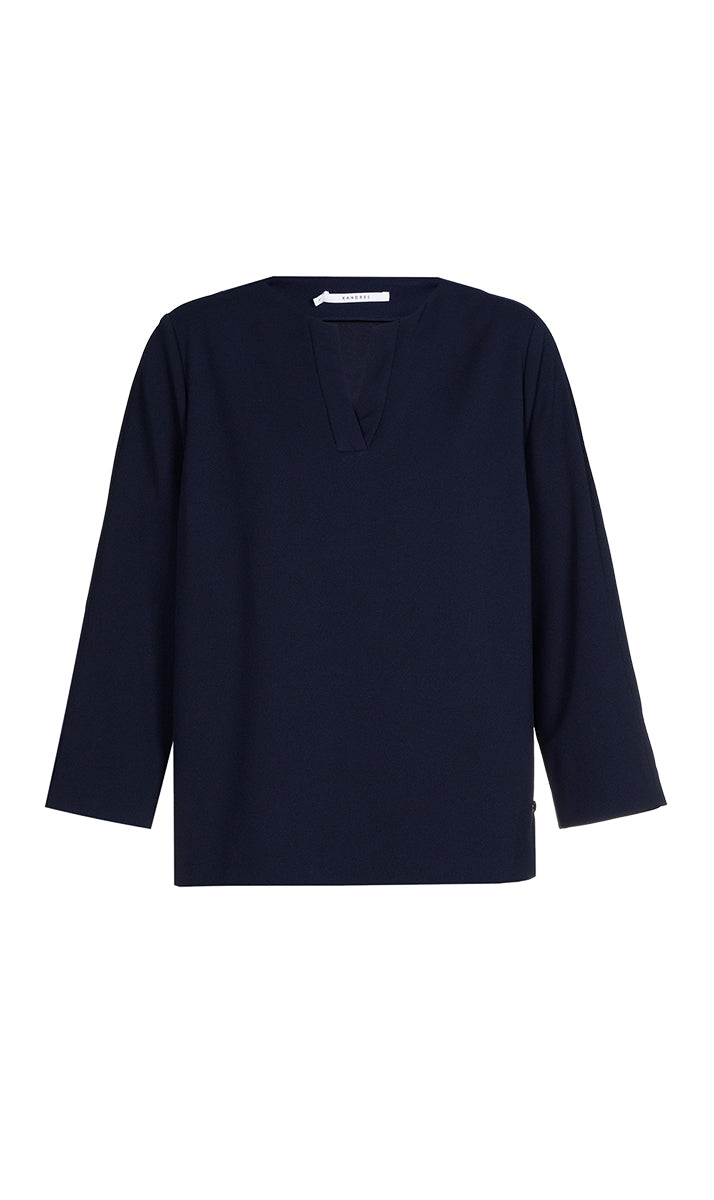 T-shirts korte mouw navy Xandres Gold