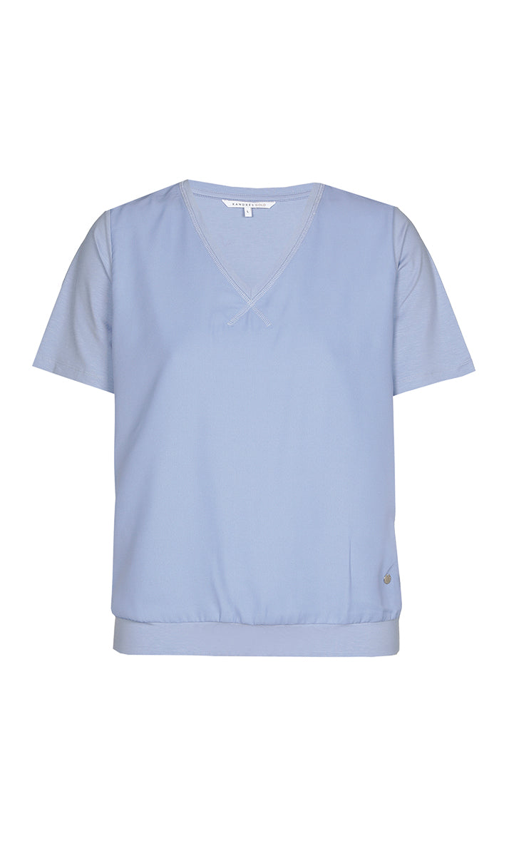 T-shirts korte mouw blauw Xandres Gold