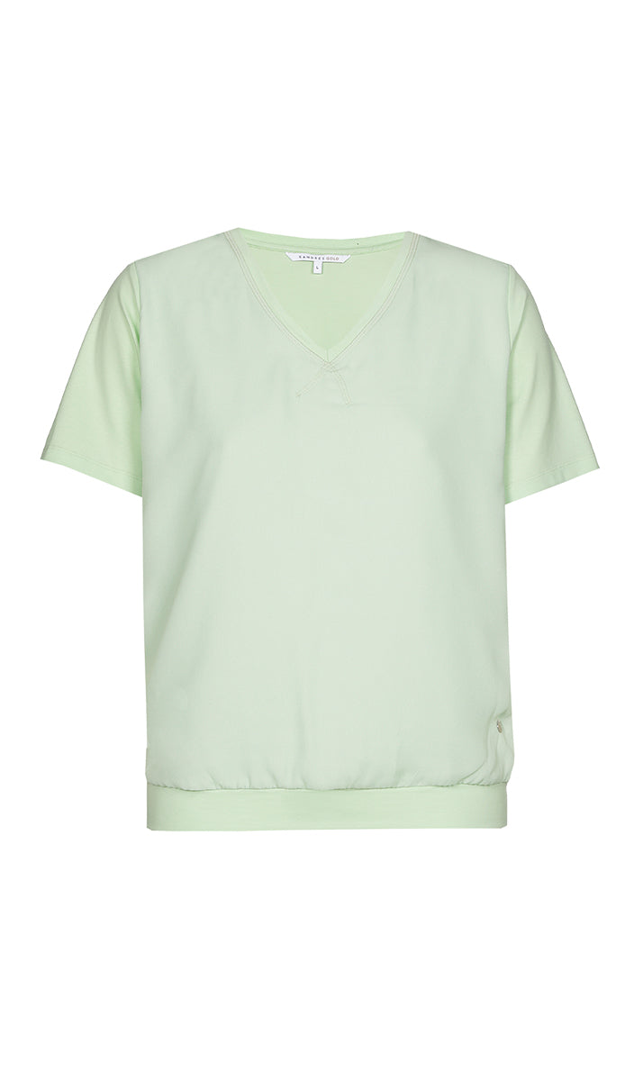 T-shirts korte mouw groen Xandres Gold