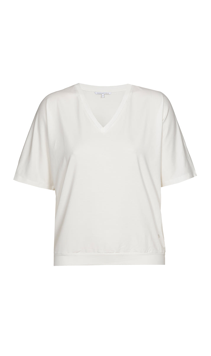 T-shirts korte mouw wit Xandres Gold