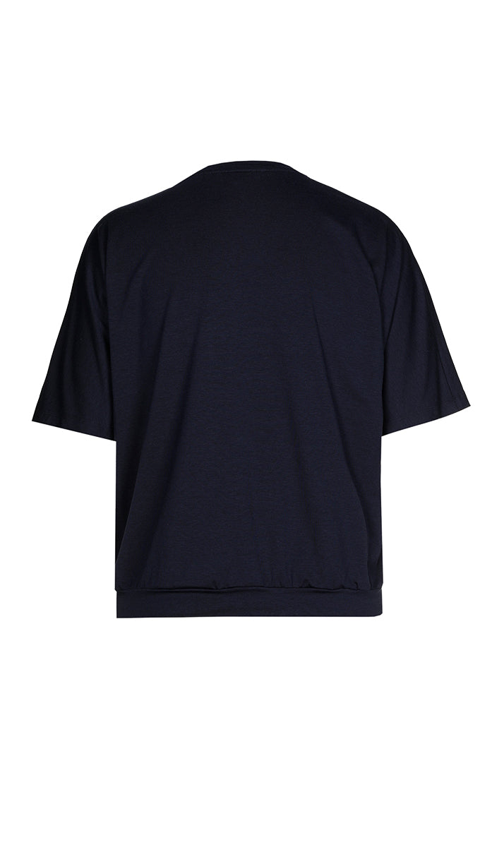 T-shirts korte mouw navy Xandres Gold