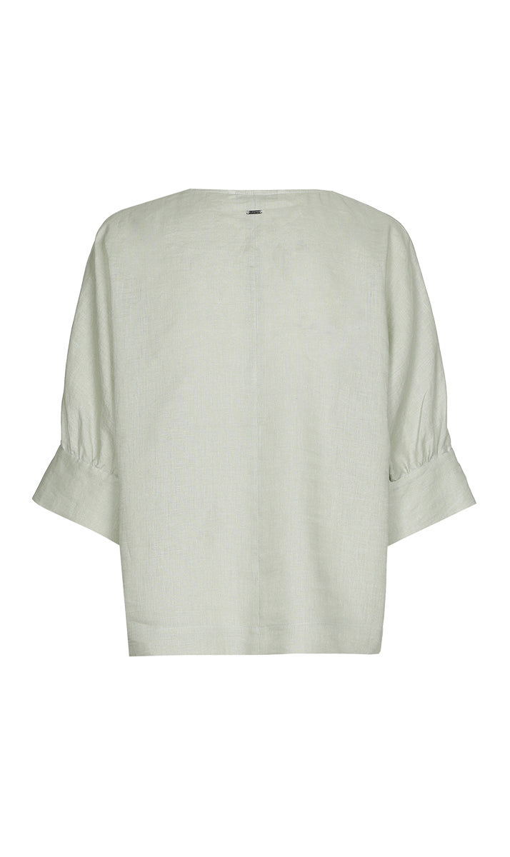 Blouses korte mouw groen Xandres