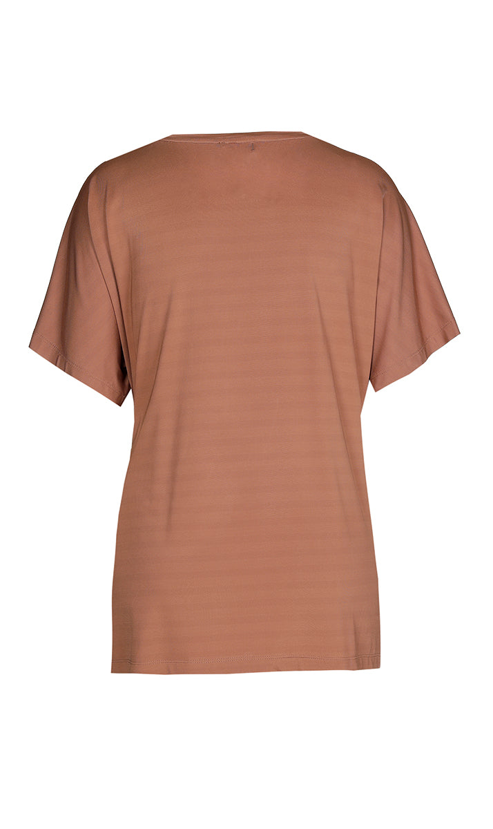 T-shirts korte mouw bruin Xandres Gold