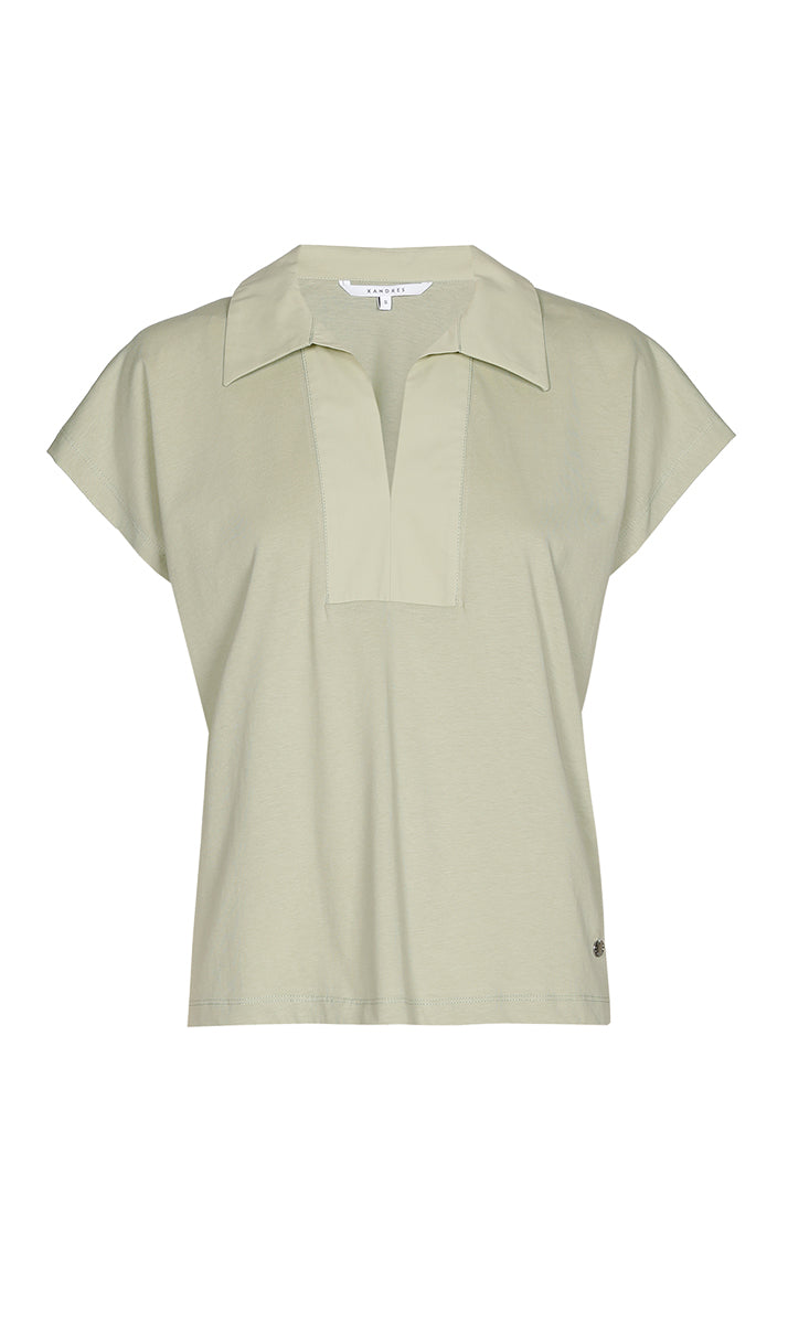 T-shirts korte mouw groen Xandres