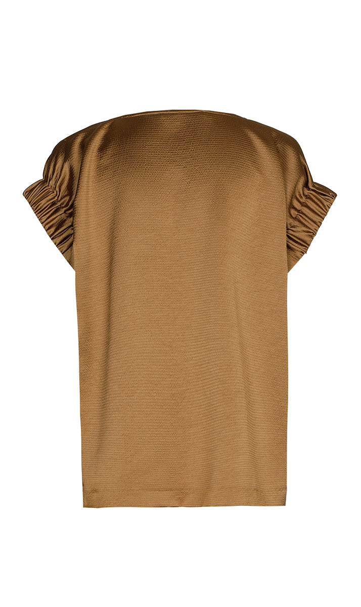 Blouses korte mouw groen Xandres