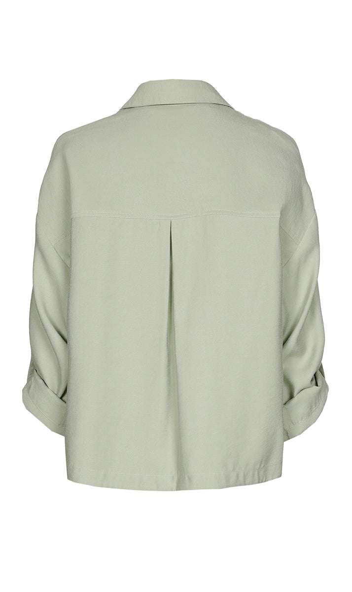 Blouses lange mouw groen Xandres