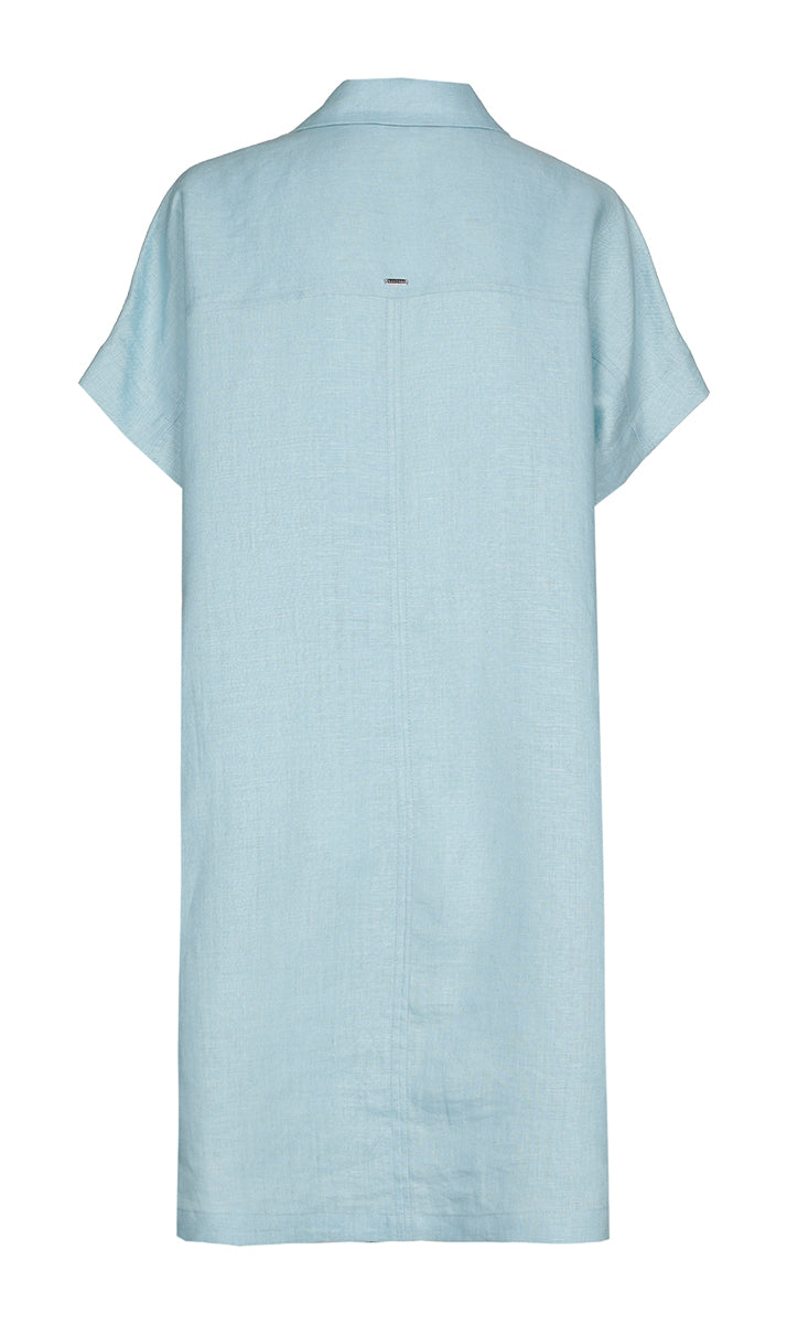 Jurken korte mouw blauw Xandres