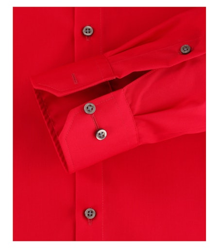 Hemden lange mouw rood VENTI