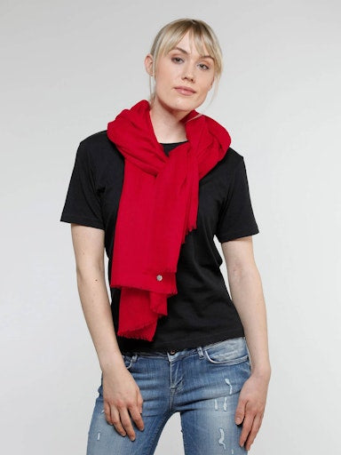 Sjaals rood Fraas
