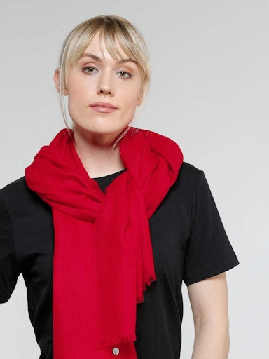 Sjaals rood Fraas