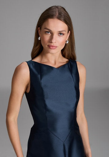 Jurken korte mouw navy SWING