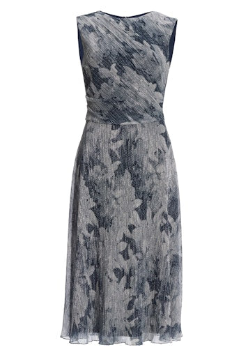 Jurken korte mouw navy SWING