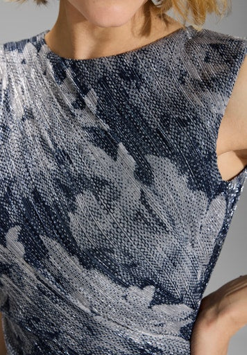 Jurken korte mouw navy SWING