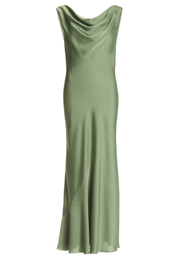 Jurken korte mouw groen SWING