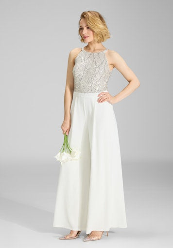 Jumpsuits zonder mouw beige SWING