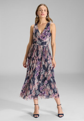Jurken korte mouw navy SWING