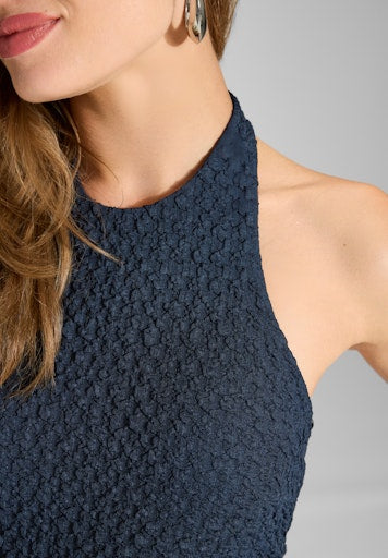 Jurken zonder mouw navy SWING