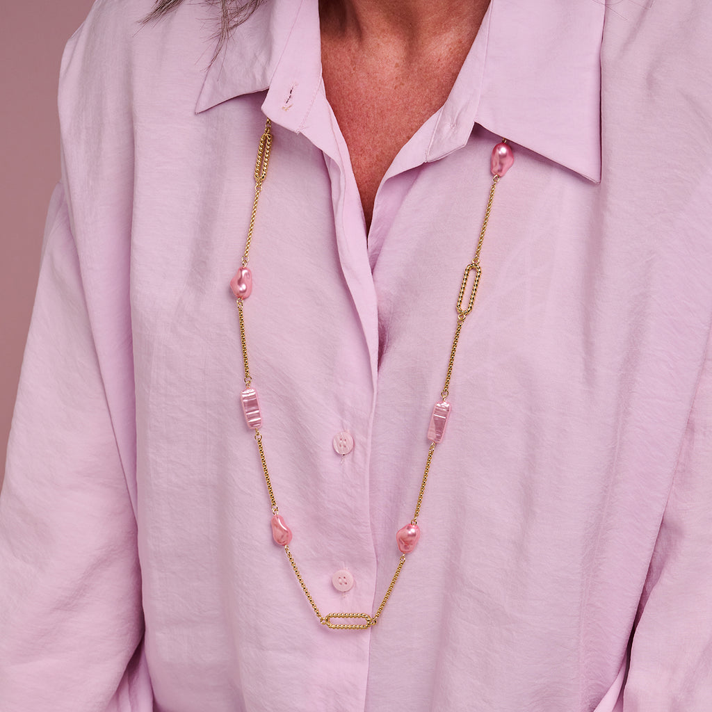 Juwelen roze Les Cordes