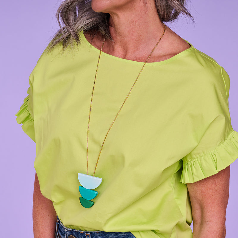 Juwelen groen Les Cordes