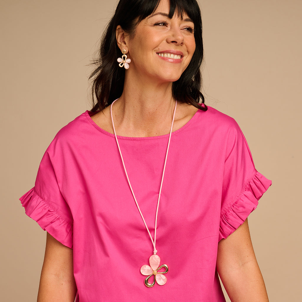 Juwelen roze Les Cordes