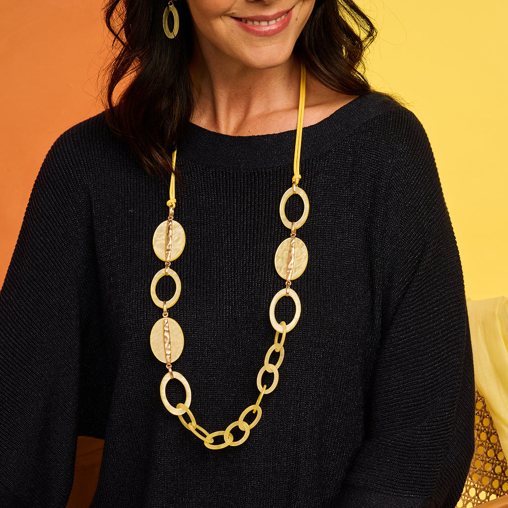 Juwelen geel Les Cordes