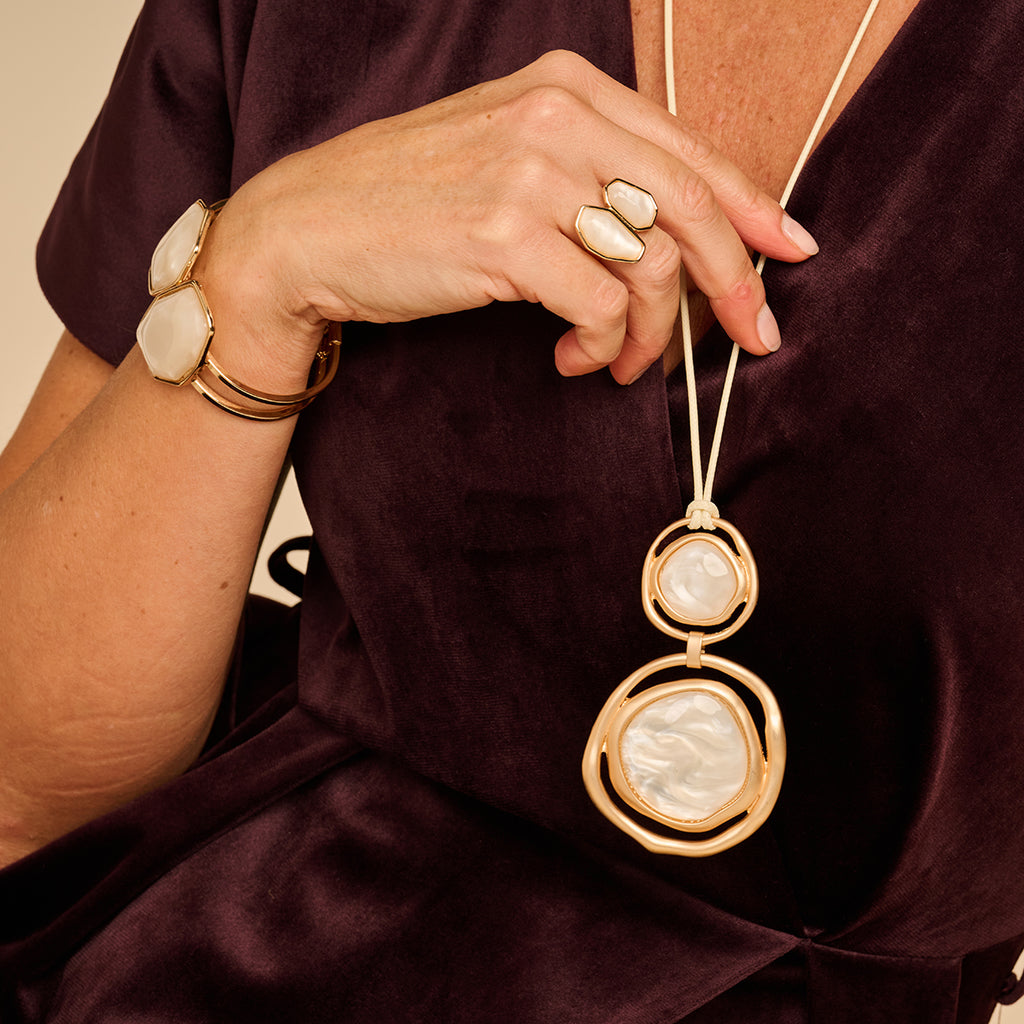 Juwelen beige Les Cordes