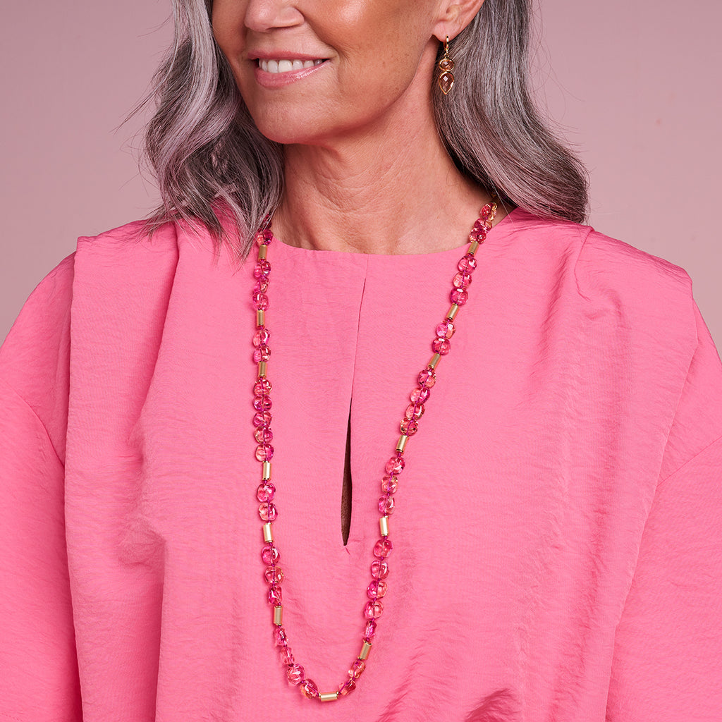 Juwelen roze Les Cordes