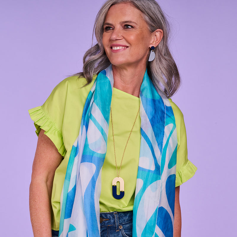 Juwelen blauw Les Cordes