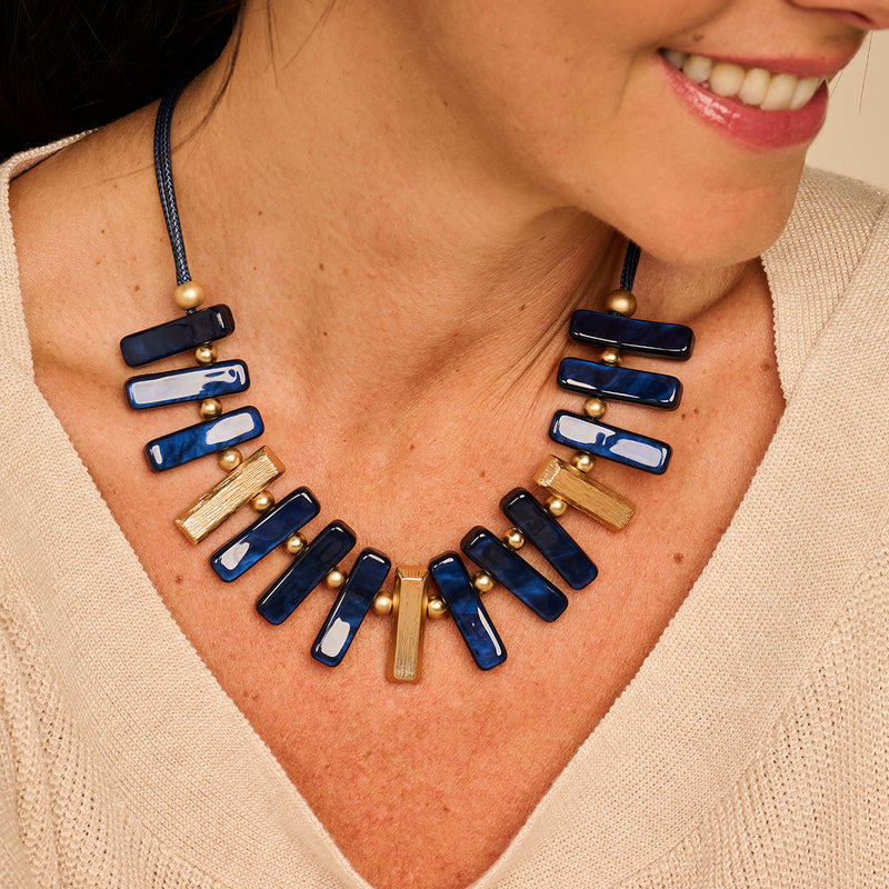 Juwelen blauw Les Cordes