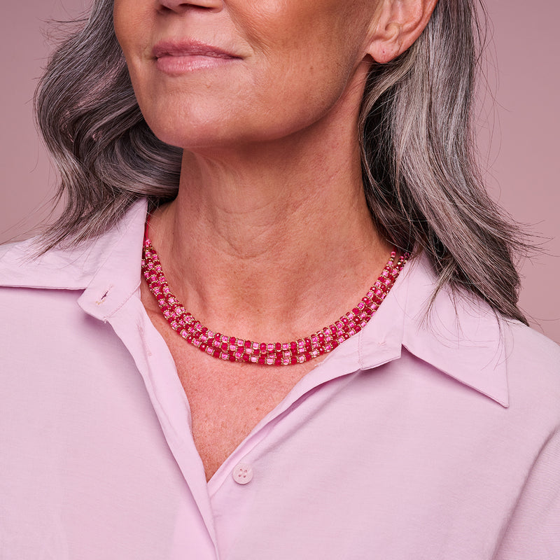 Juwelen roze Les Cordes