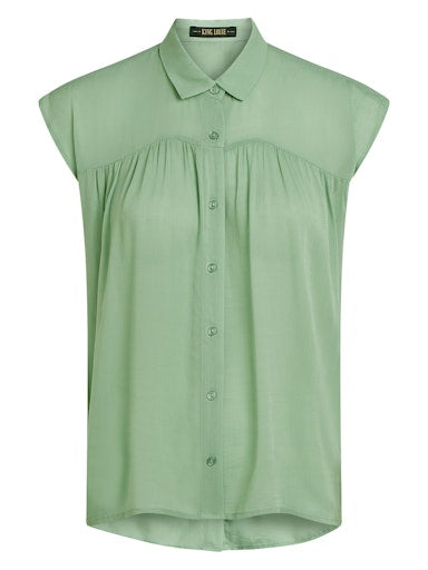 Blouses korte mouw groen King Louie