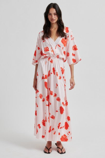 Jurken korte mouw roze Second Female