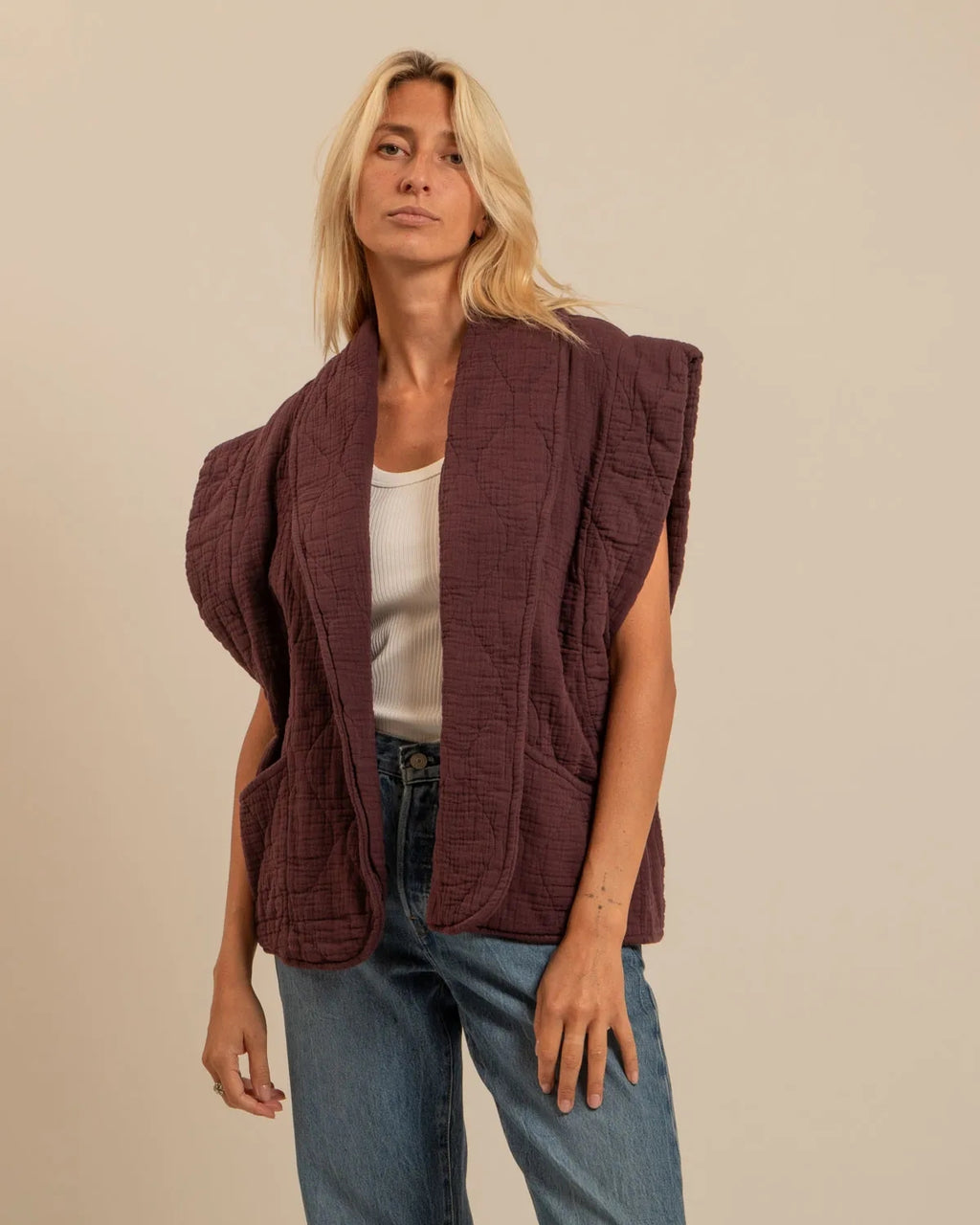 Bodywarmers bordeaux aokyanos