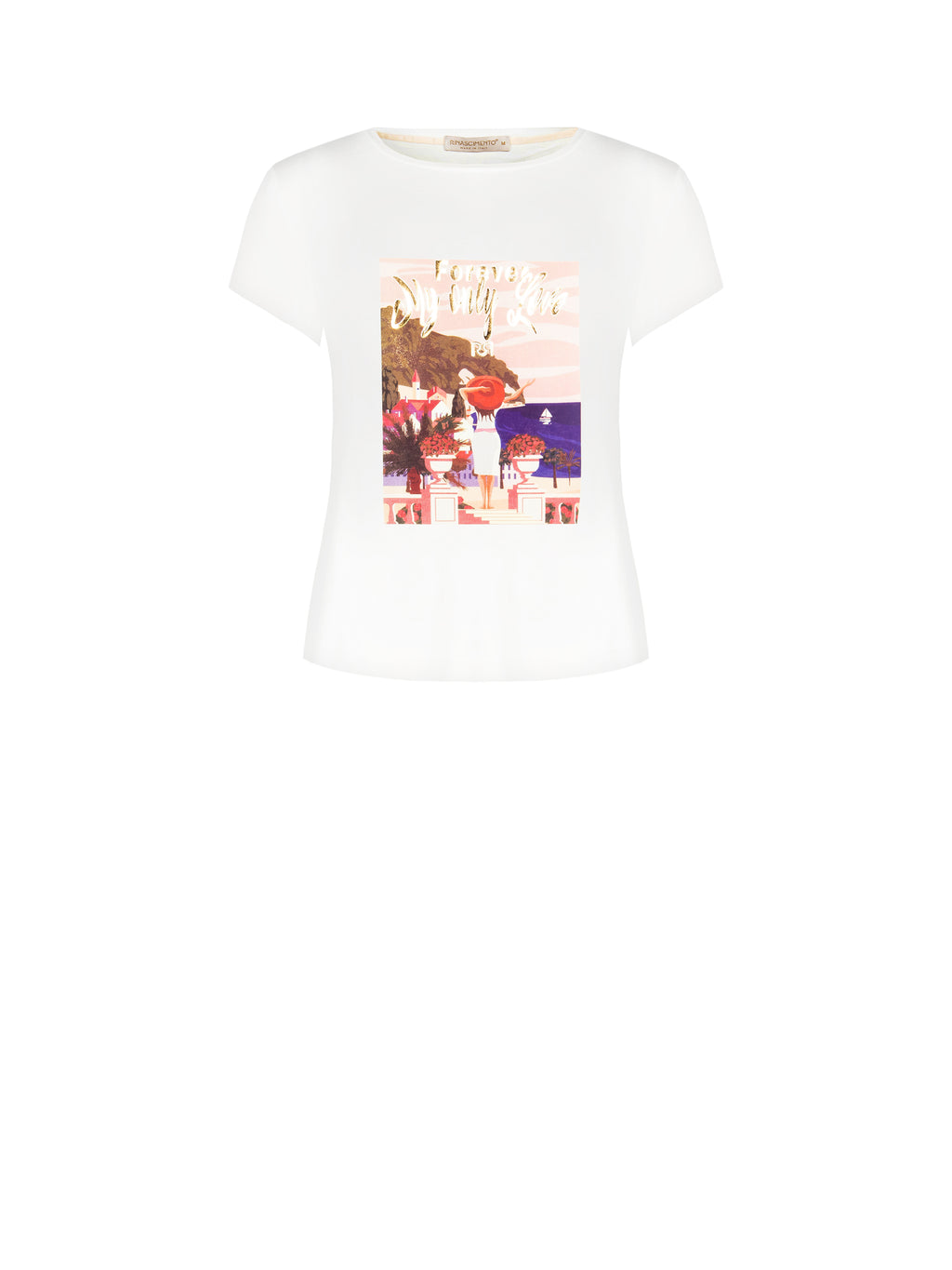 T-shirts korte mouw beige Rinascimento