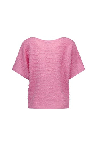Blouses korte mouw roze Studio Anneloes