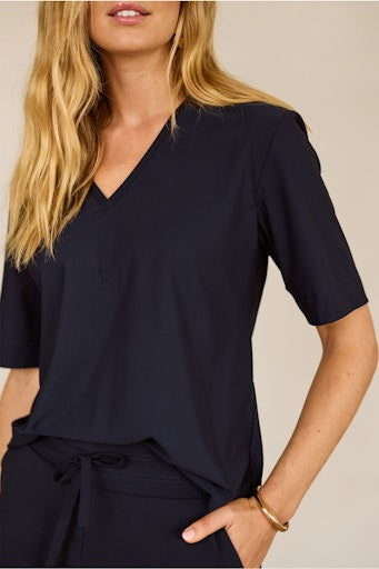 T-shirts korte mouw navy Studio Anneloes