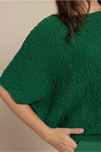 Blouses korte mouw groen Studio Anneloes