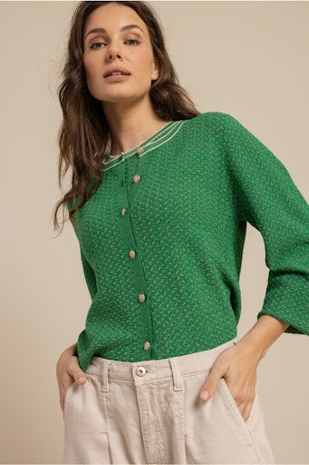Cardigans groen Studio Anneloes
