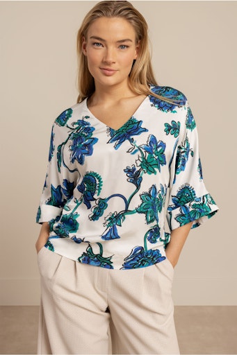 Blouses korte mouw multicolor Studio Anneloes