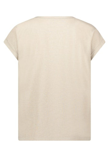 T-shirts korte mouw beige Betty & Co