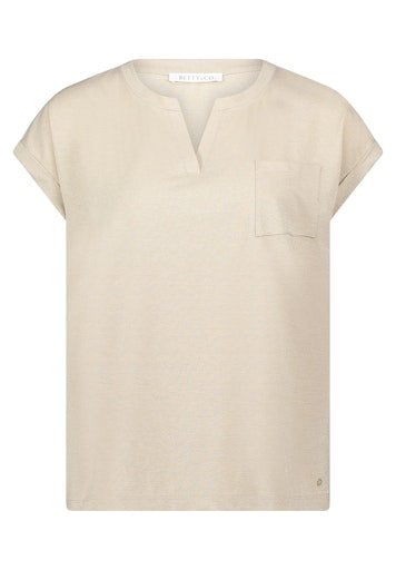 T-shirts korte mouw beige Betty & Co