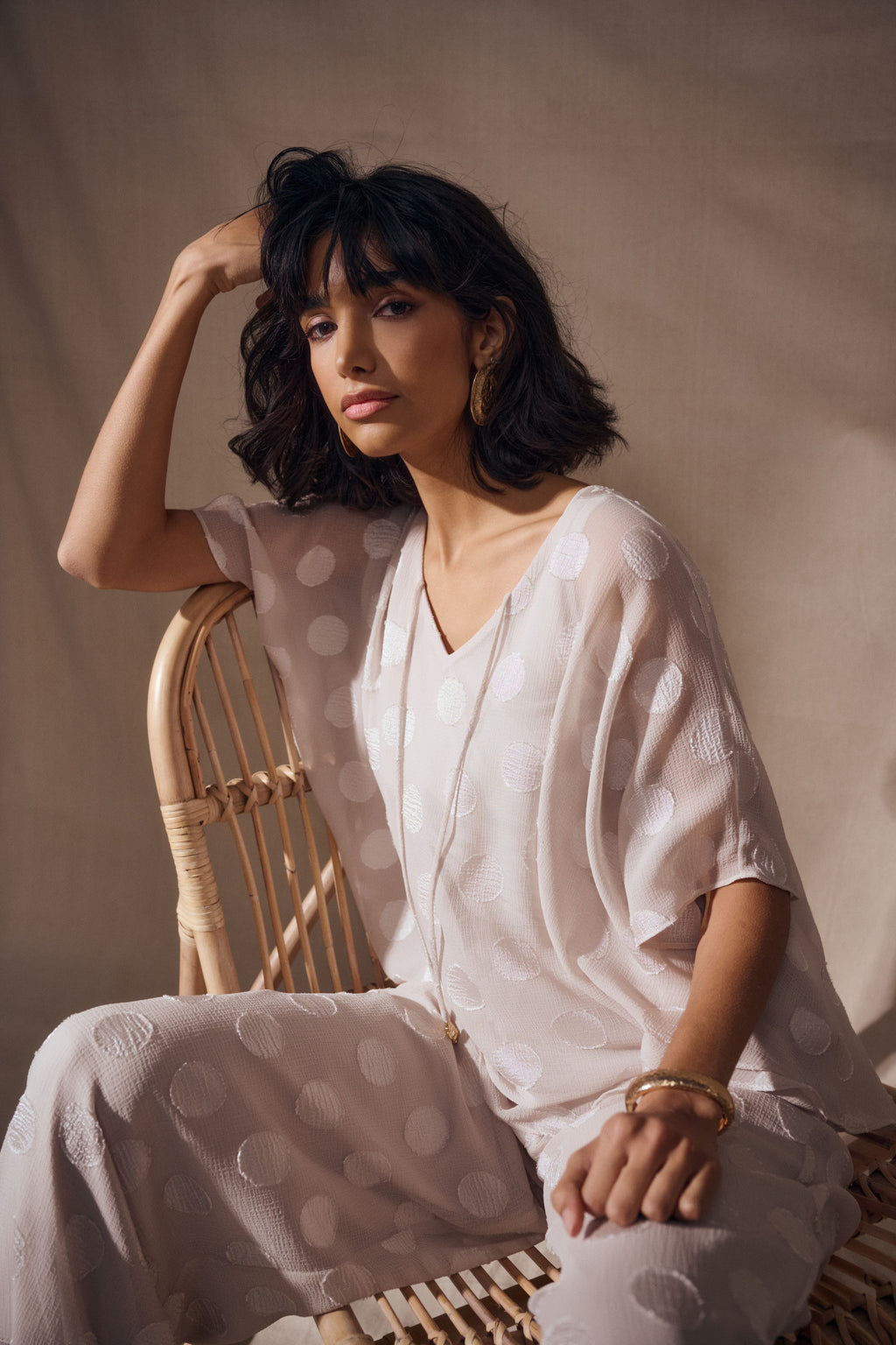 Blouses korte mouw beige Joseph Ribkoff