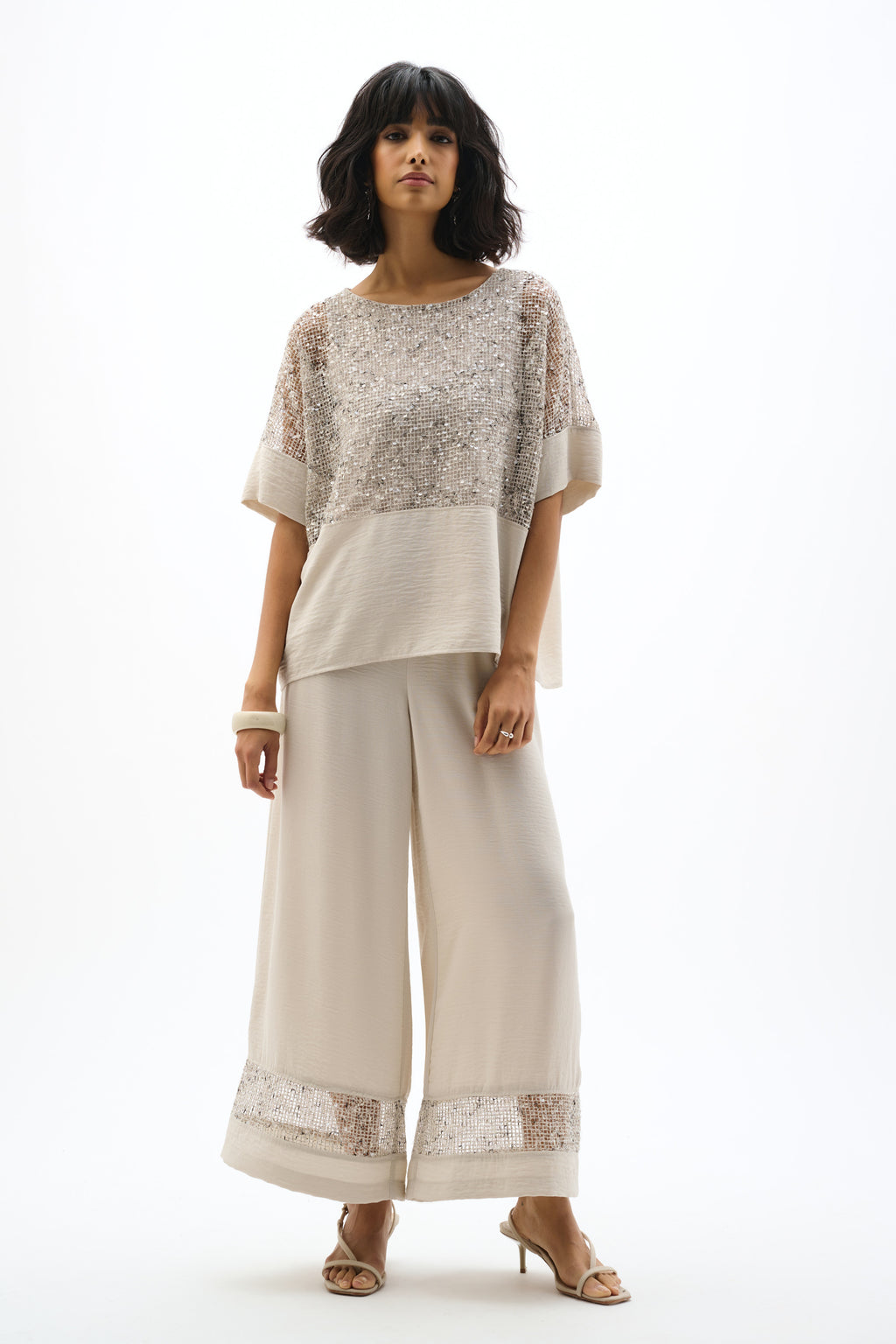 Blouses korte mouw beige Joseph Ribkoff