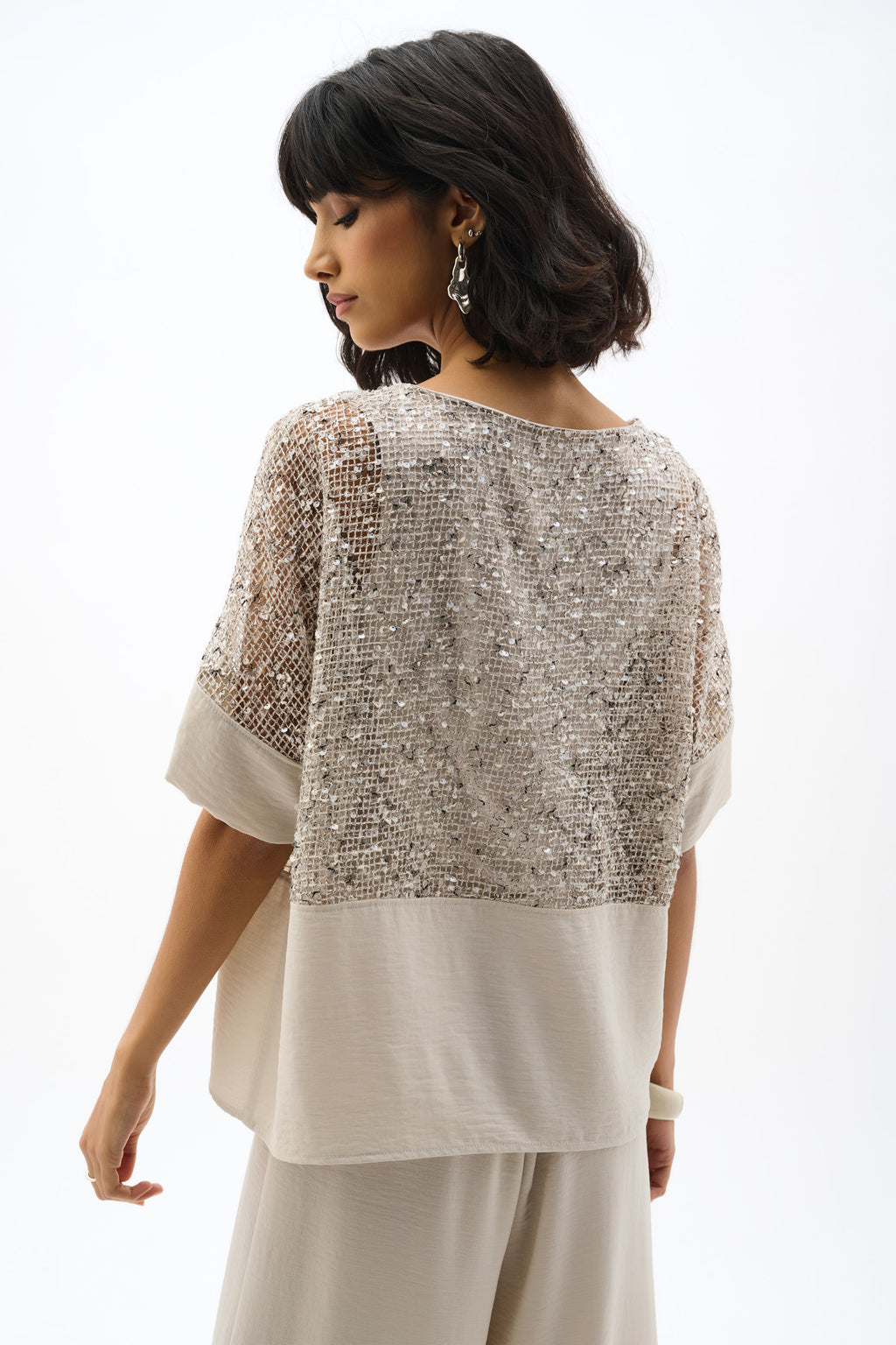 Blouses korte mouw beige Joseph Ribkoff
