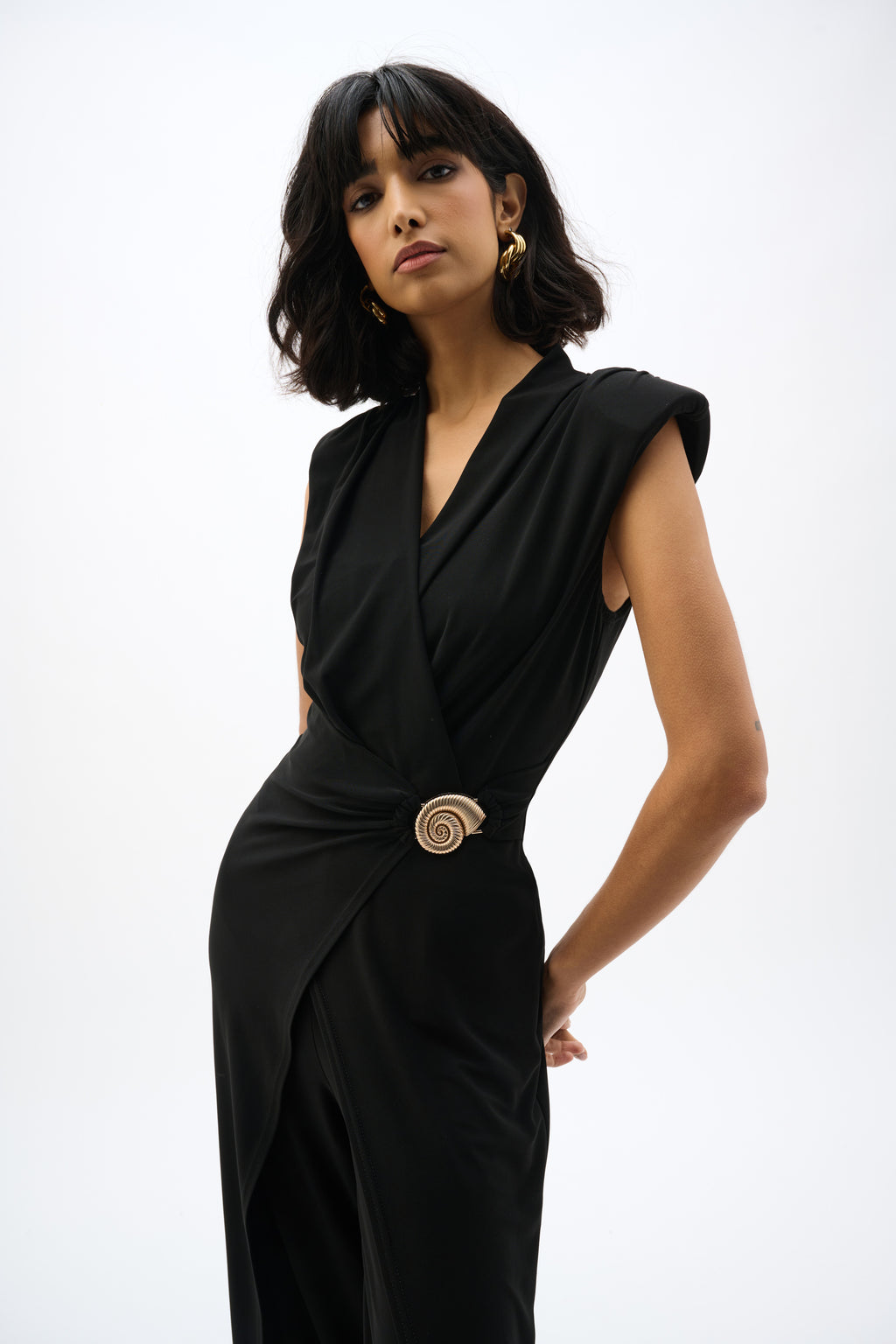 Jumpsuits zonder mouw zwart Joseph Ribkoff