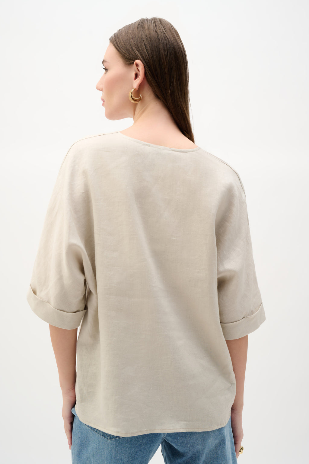 Blouses korte mouw beige Joseph Ribkoff