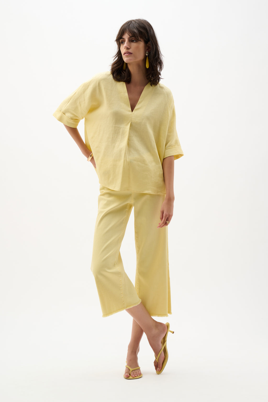 Blouses korte mouw geel Joseph Ribkoff
